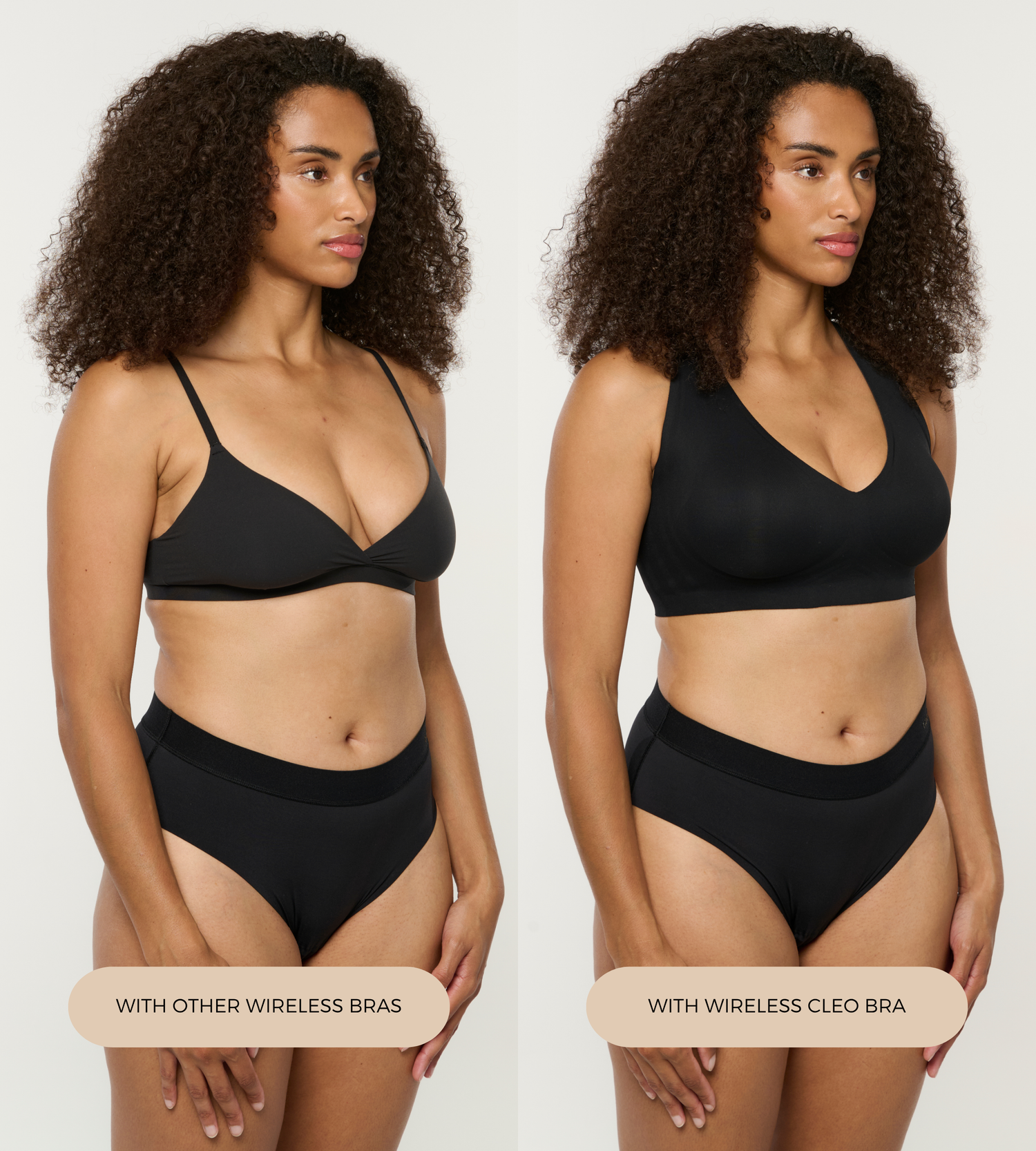 Every-day V-plunge Bralette Cleo