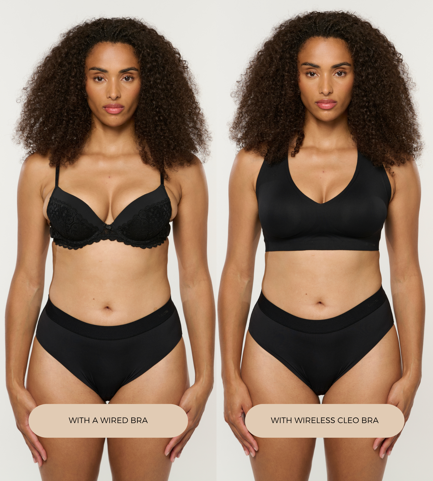 Every-day V-plunge Bralette Cleo