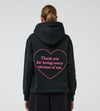 Oversize Love Hoodie Black