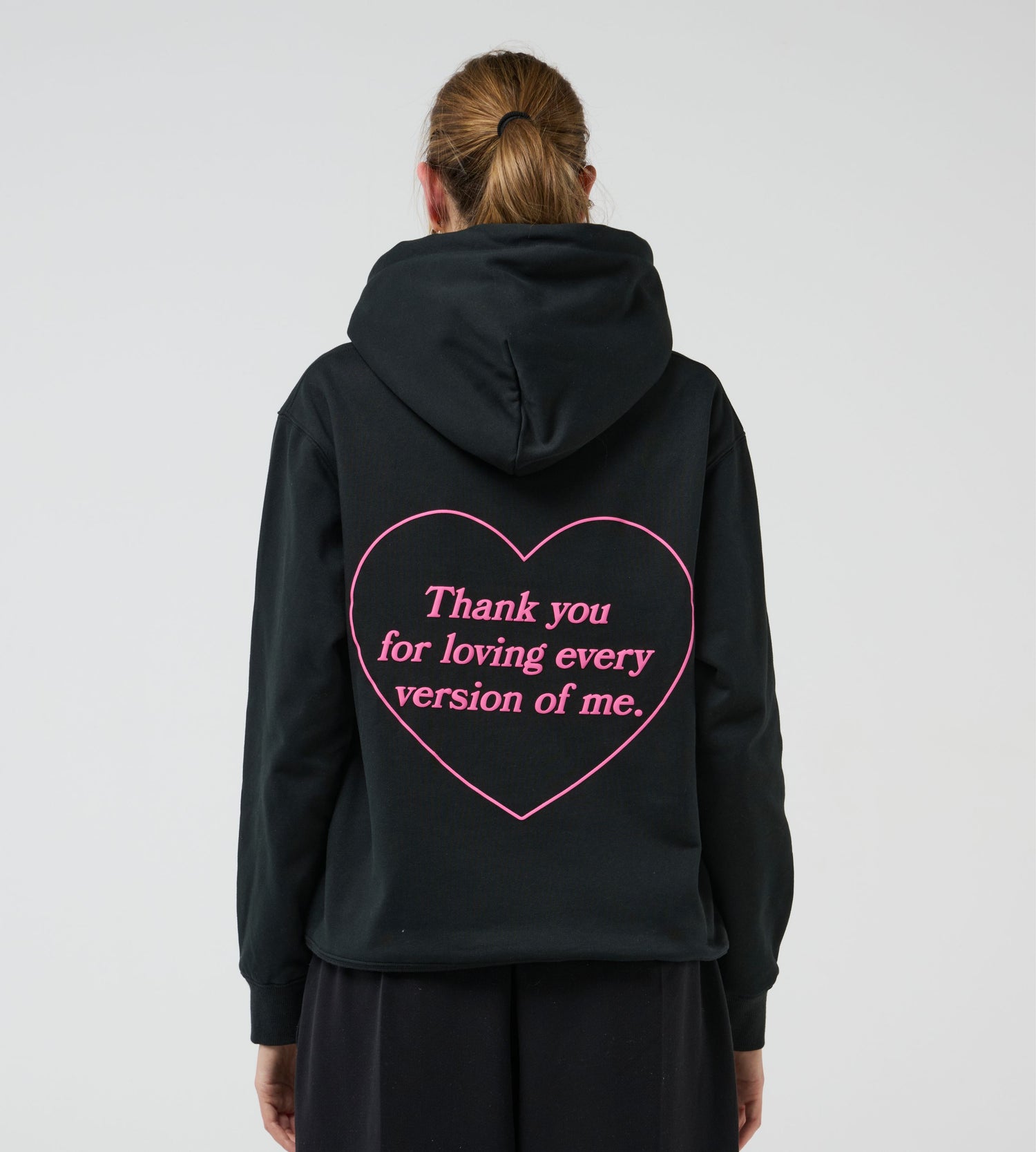 Oversize Love Hoodie Black