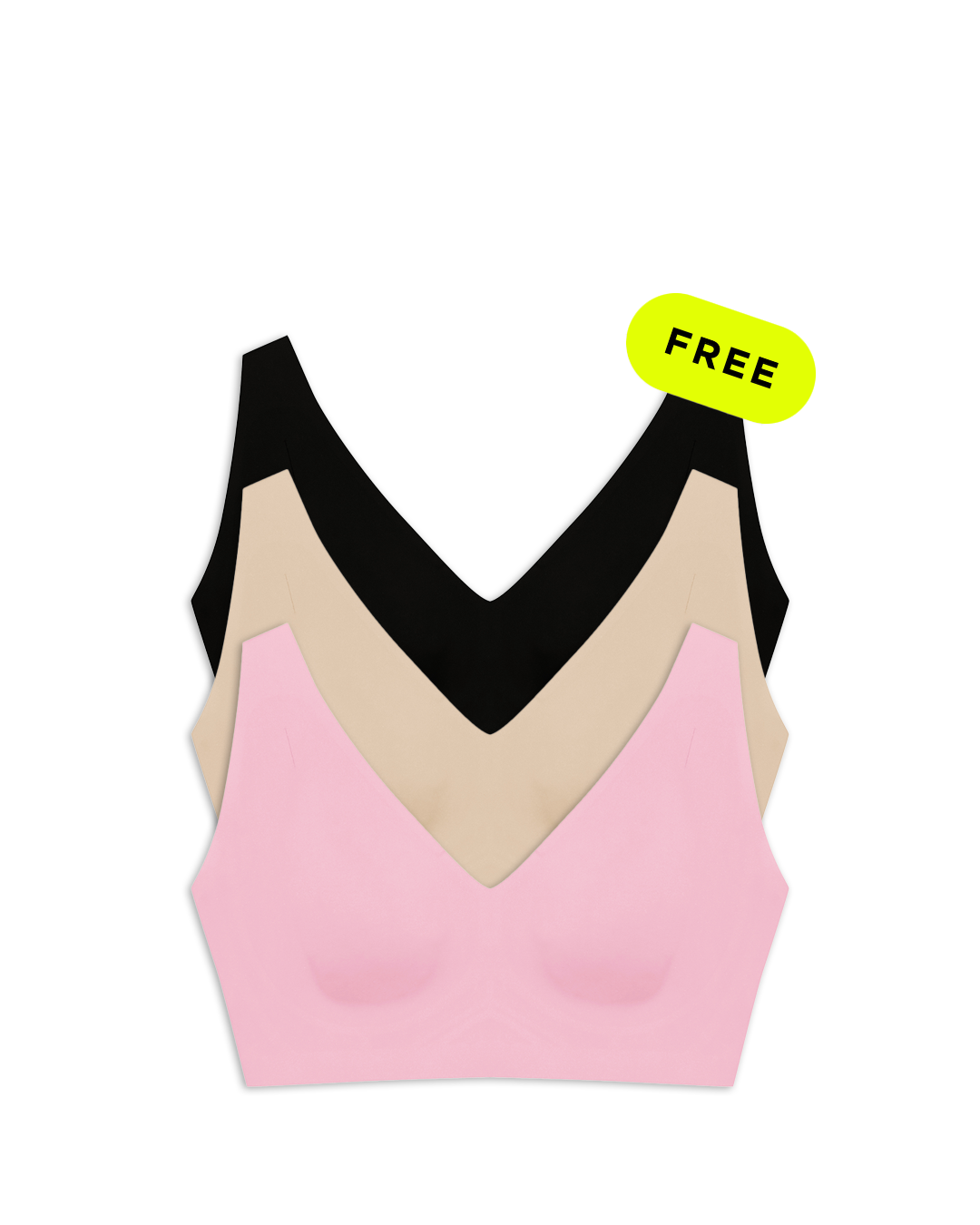 Every-day V-plunge Bralette Cleo