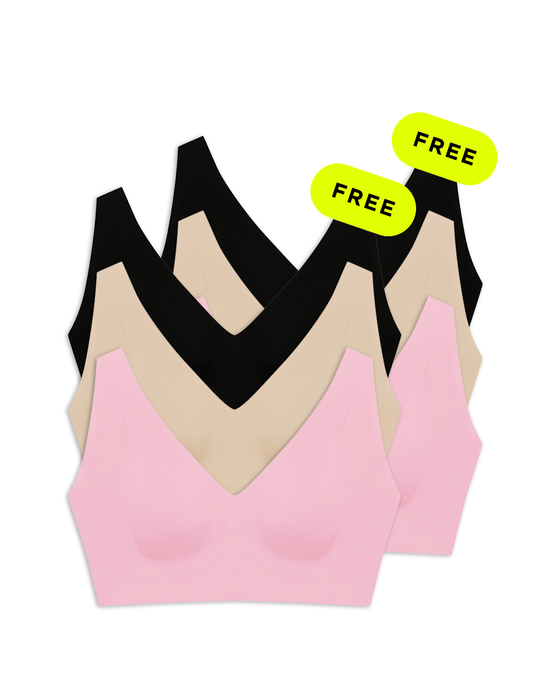 Every-day V-plunge Bralette Cleo