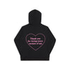 Oversize Love Hoodie Black
