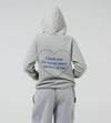 Oversize Love Hoodie Grey