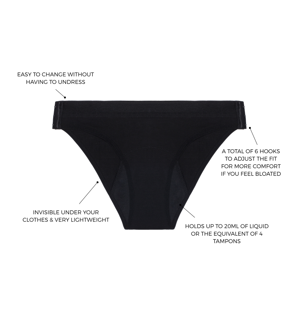 Incontinence Detachable Leakproof Gaia