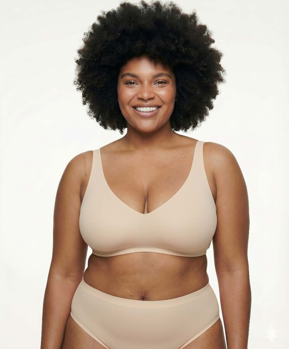 V-plunge Wirefree Bralette Cleo