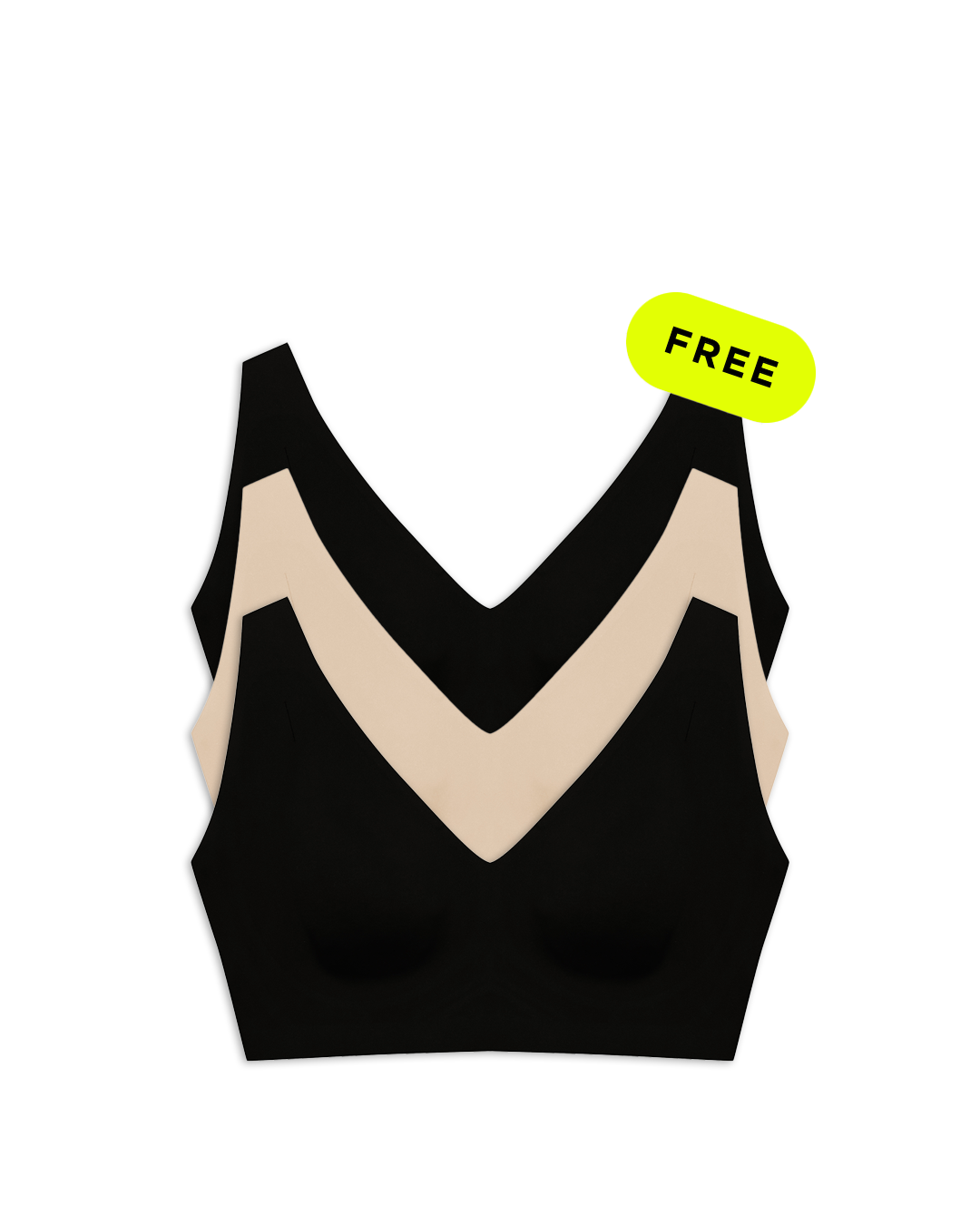 Every-day V-plunge Bralette Cleo