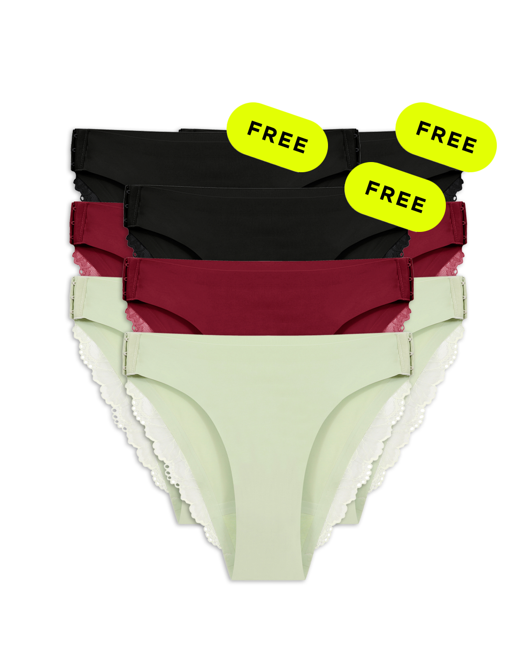 Leakproof Emilia Bundle (Sage, Black, Winery)