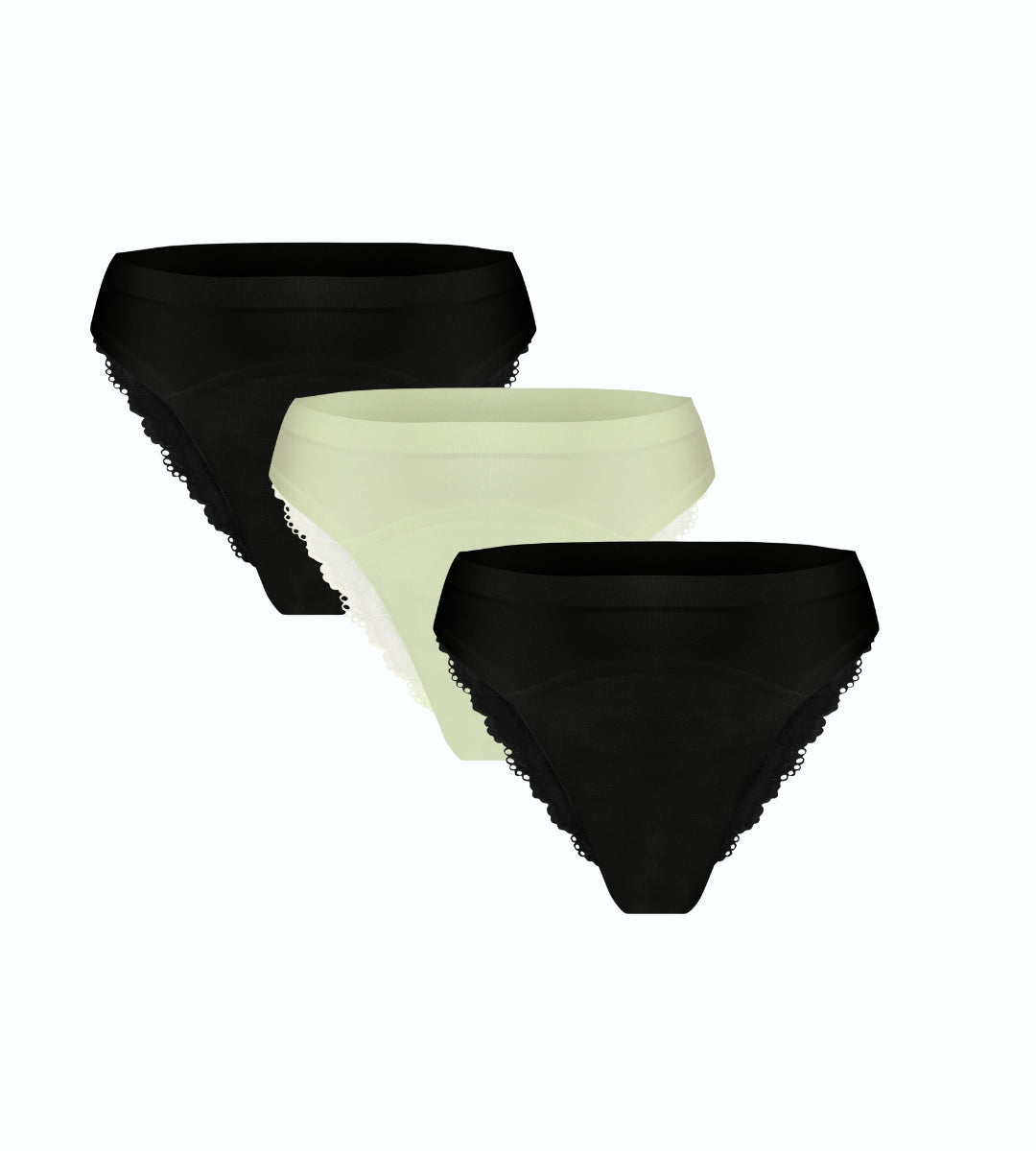 Leakproof Emilia Bundle (Sage, Black)